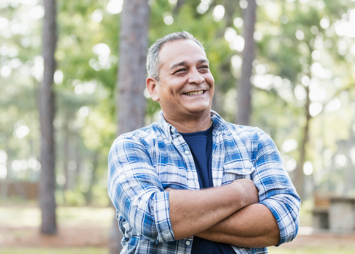 smiling middle aged man Atlanta Oral & Facial Surgery