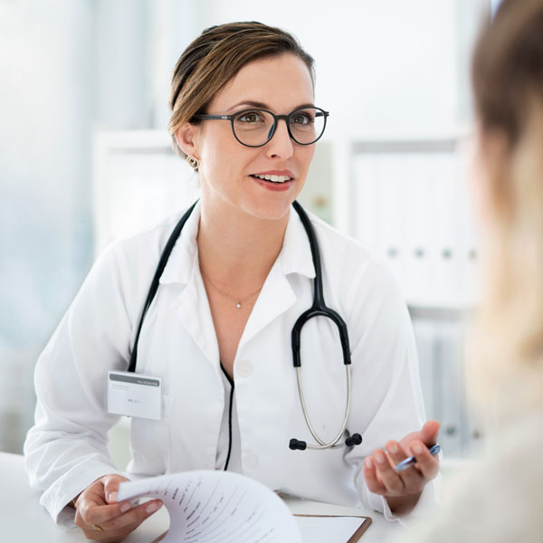 doctor with patient Atlanta Oral & Facial Surgery