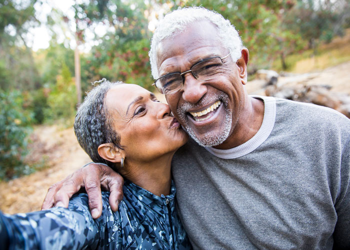 smiling senior couple Atlanta Oral & Facial Surgery